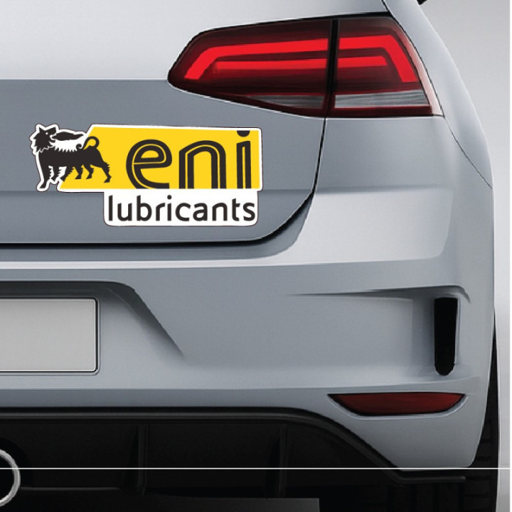 2x Eni Lubricants Stickers Decals - DecalsHouse