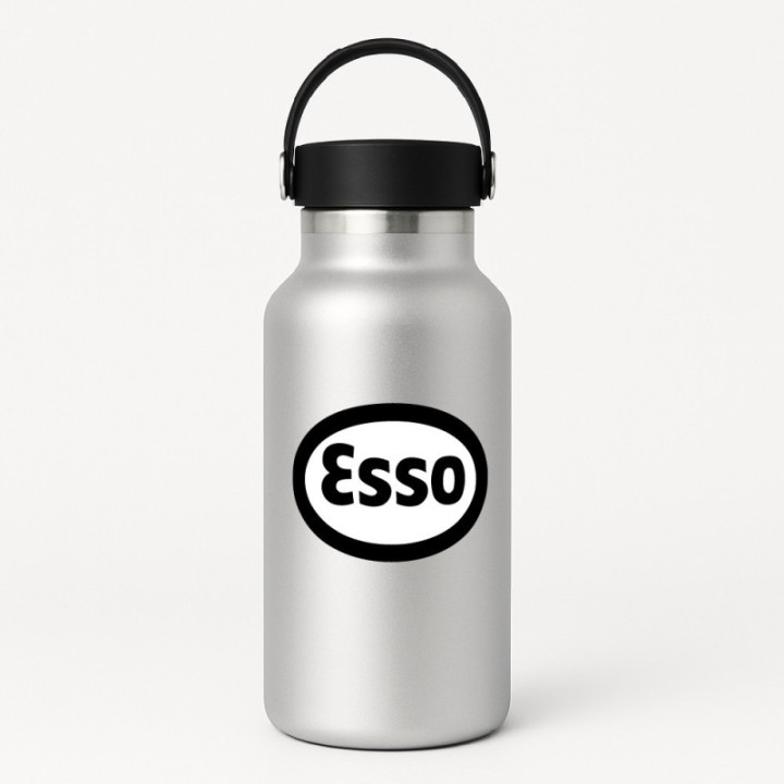 2x Esso Style 2 Stickers Decals - DecalsHouse