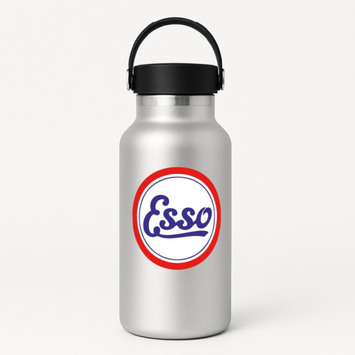 2x Esso Style 3 Stickers Decals - DecalsHouse