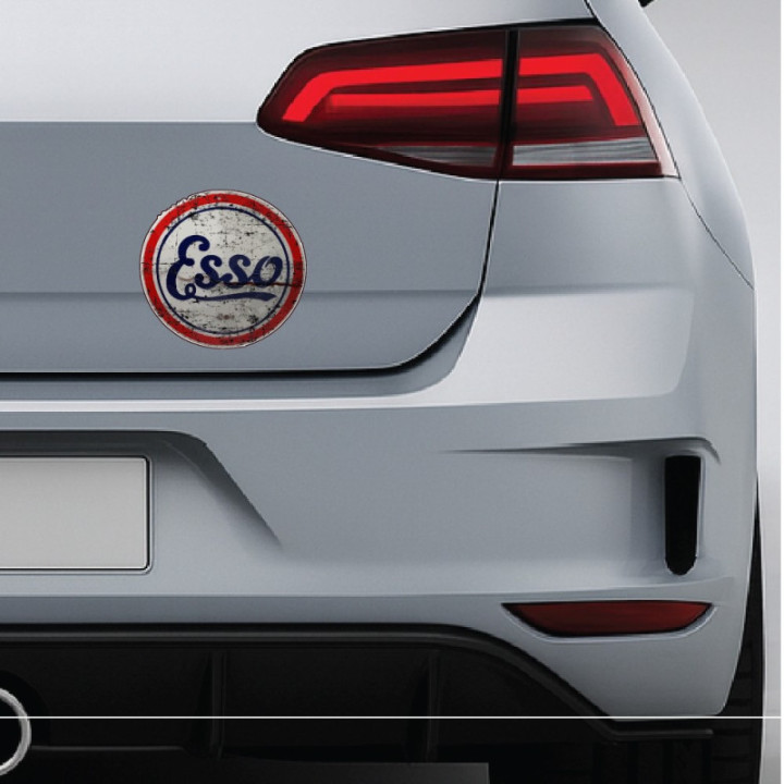 2x Esso Style 4 Stickers Decals - DecalsHouse