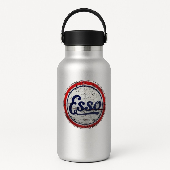 2x Esso Style 4 Stickers Decals - DecalsHouse