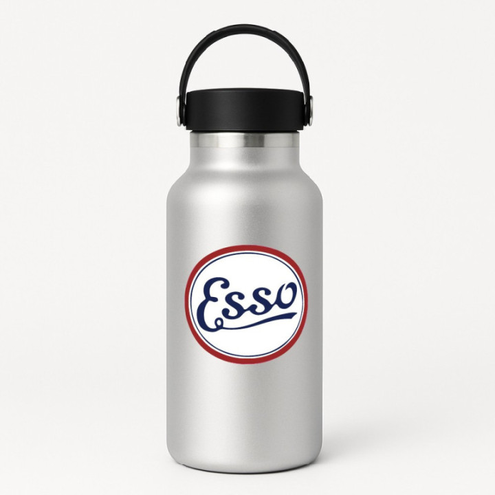 2x Esso Style 5 Stickers Decals - DecalsHouse