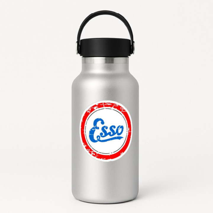 2x Esso Style 6 Stickers Decals - DecalsHouse
