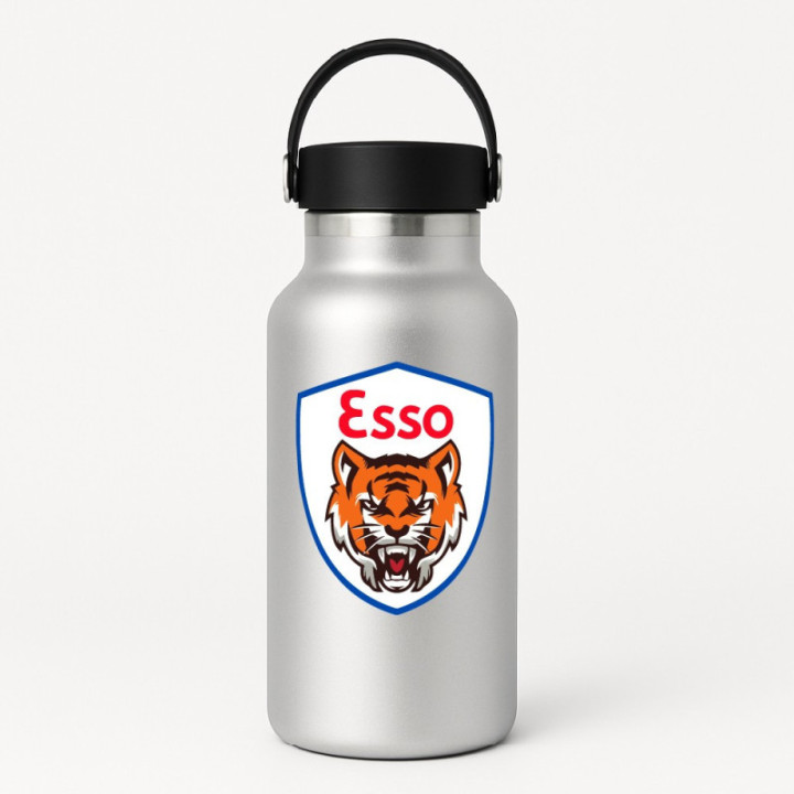 2x Esso Tiger Badge Stickers Decals - DecalsHouse
