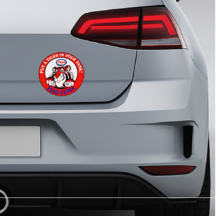 2x Esso Tiger Logo Stickers Decals - DecalsHouse