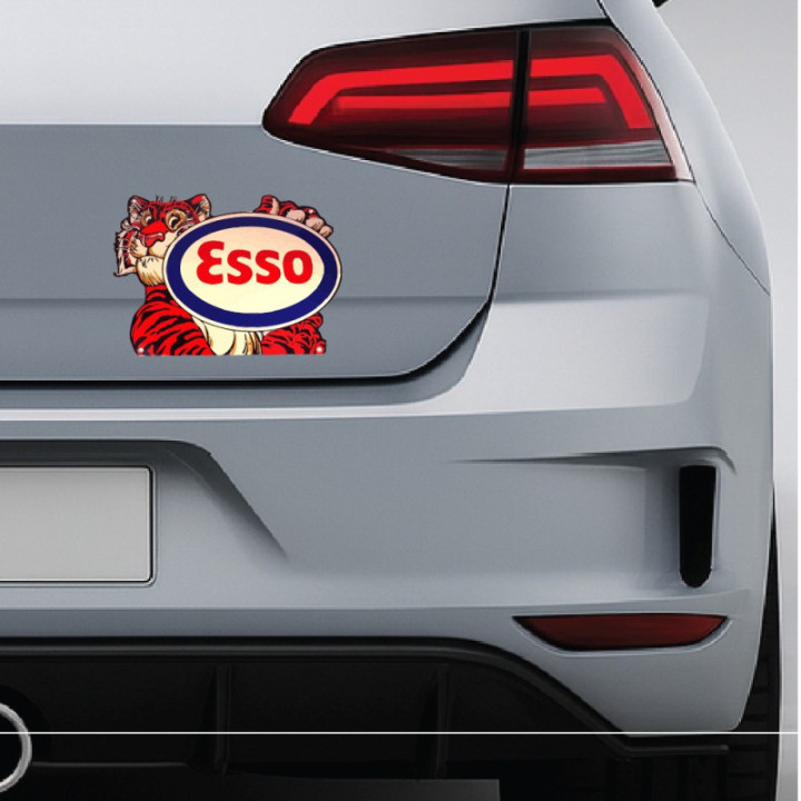 2x Esso Tiger Stickers Decals - DecalsHouse