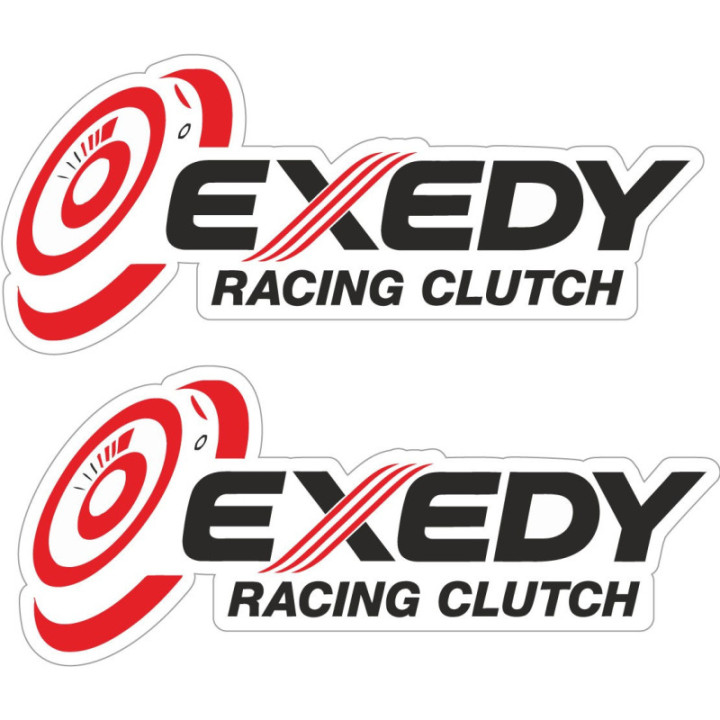 Exedy Racing Clutch Stickers – Performance Tuning Decals (2-Pack)
