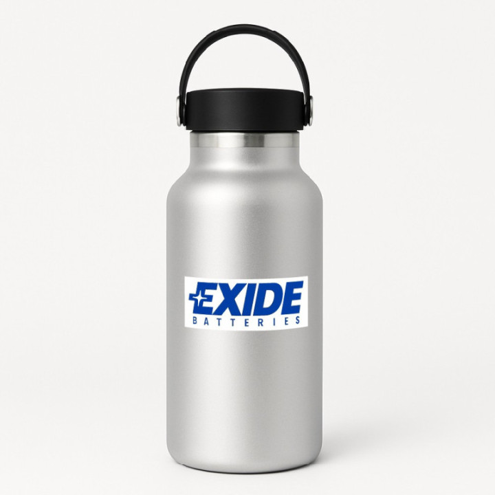 Exide Batteries Stickers – Motorsport Sponsor Panel Decals (2-Pack)