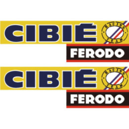 2x Ferodo Cibie Stickers Decals - DecalsHouse