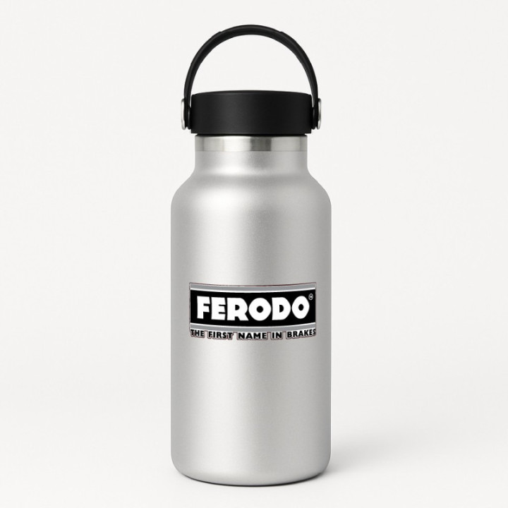 2x Ferodo Grey Stickers Decals - DecalsHouse