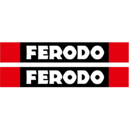 Ferodo Racing Stickers – Motorsport Brake Sponsor Decals (2-Pack)