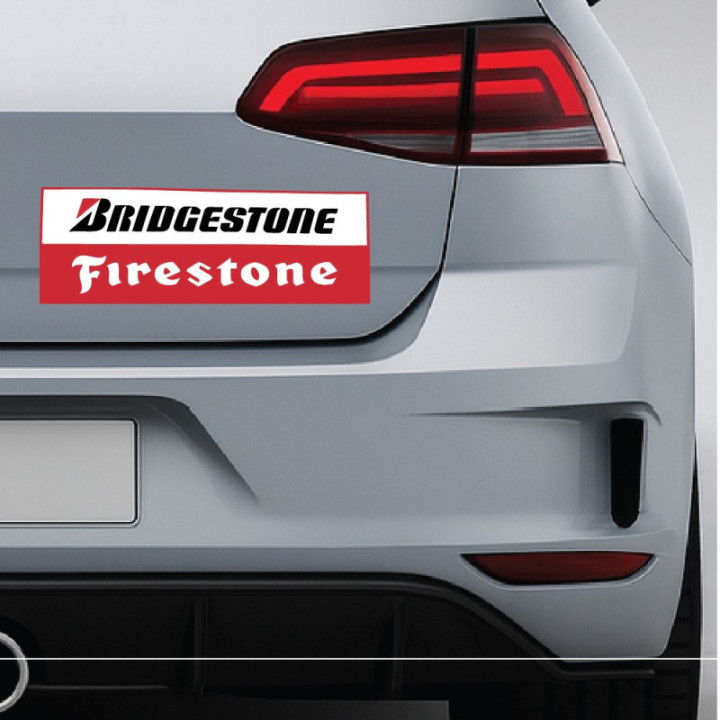 2x Firestone Bridgestone Stickers Decals - DecalsHouse