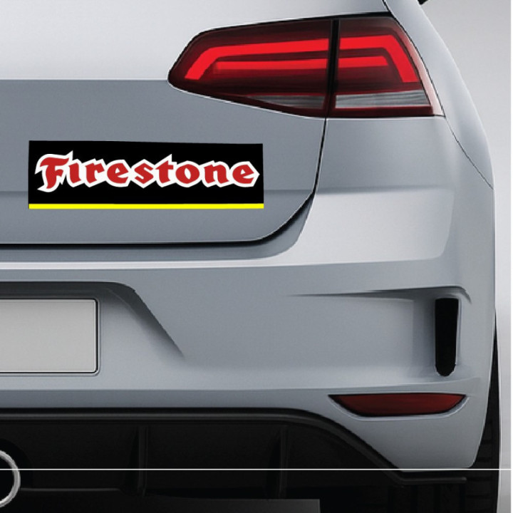 2x Firestone Lettering [Converted] Stickers Decals - DecalsHouse