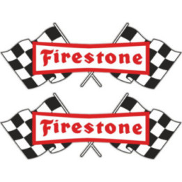 2x Firestone Stickers Decals - DecalsHouse