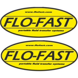 2x Flo Fast Stickers Decals - DecalsHouse