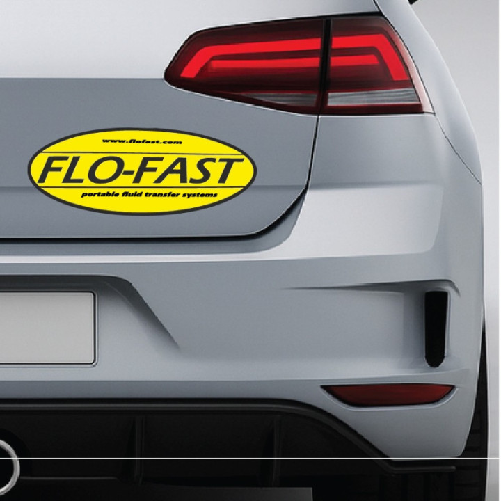 2x Flo Fast Stickers Decals - DecalsHouse