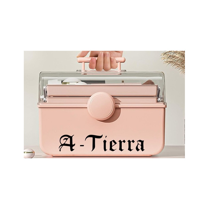 A-Tierra Gothic Name Stickers – Personalised Decals (2-Pack)