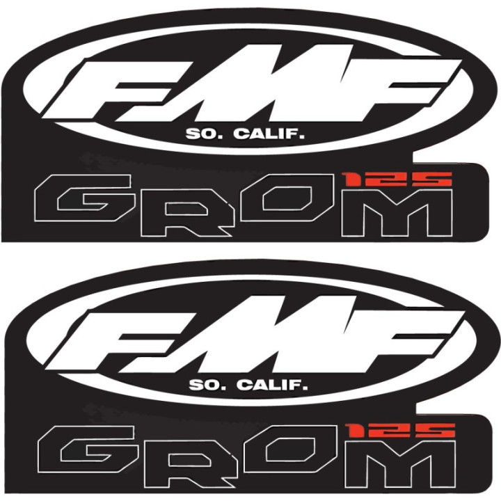 2x Fmf Grom 125 Stickers Decals - DecalsHouse