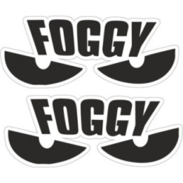 2x Foggy Eyes Stickers Decals - DecalsHouse
