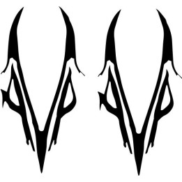 A Vulgar Picture Stickers – AVP Band Logo Decals (2-Pack)
