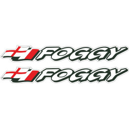 2x Foggy Stickers Decals - DecalsHouse