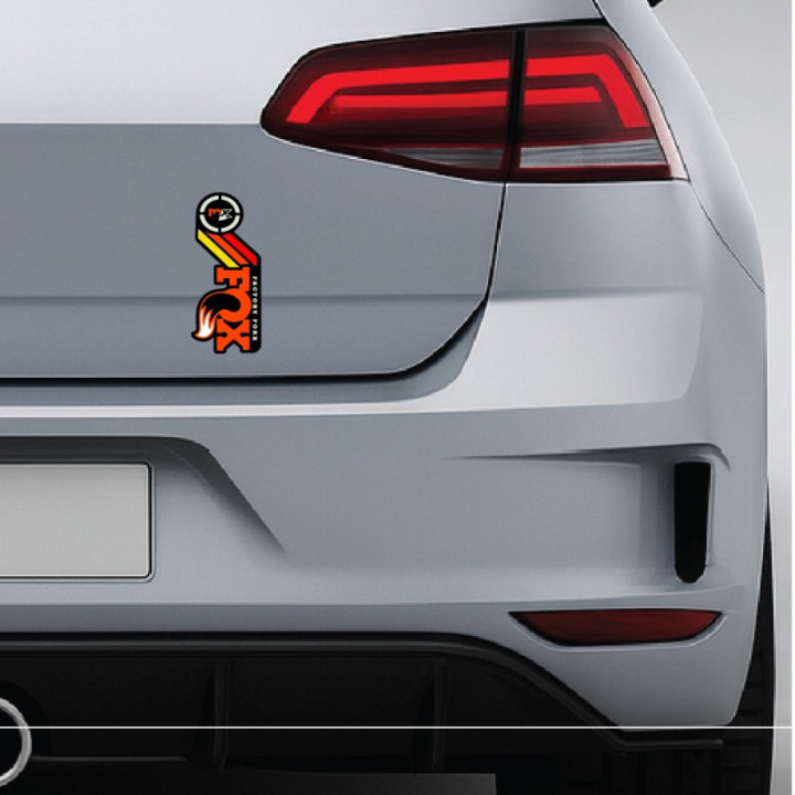 2x Fox Racing Factory Forx Stickers Decals - DecalsHouse