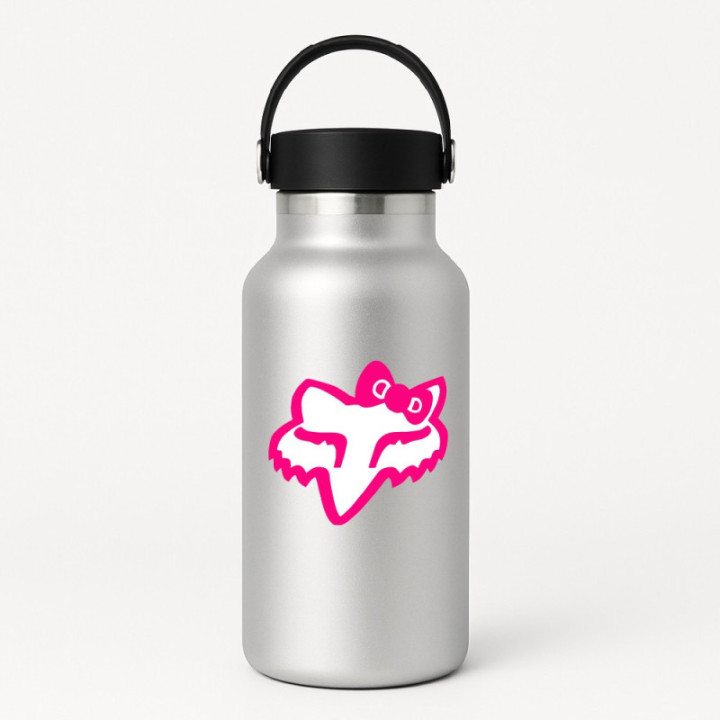 2x Fox Racing Girly Stickers Decals - DecalsHouse