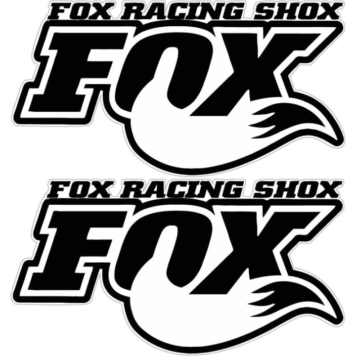 Fox Racing Shox Stickers – MTB Suspension Decals (2-Pack)