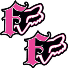 2x Fox Racing Style 14 Stickers Decals - DecalsHouse