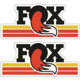 2x Fox Racing Style 18 Stickers Decals - DecalsHouse