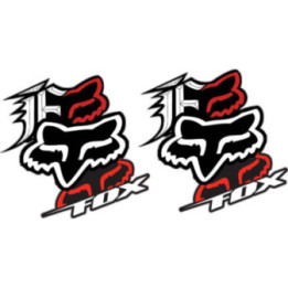 2x Fox Racing Style 19 Stickers Decals - DecalsHouse