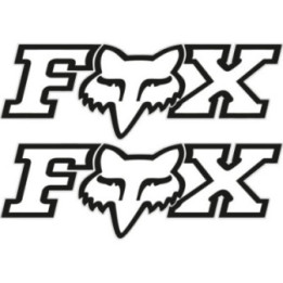 2x Fox Racing Style 2 Stickers Decals - DecalsHouse
