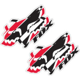 2x Fox Racing Style 20 Stickers Decals - DecalsHouse