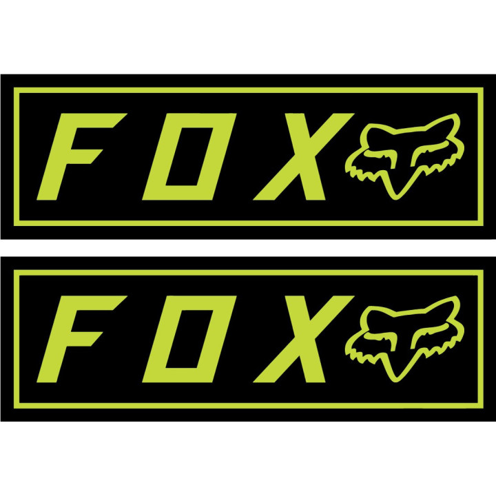2x Fox Racing Style 22 Stickers Decals - DecalsHouse