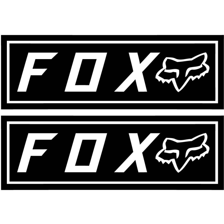 Fox Racing Style 23 Stickers – MX Motocross Off-Road Decals (2-Pack)