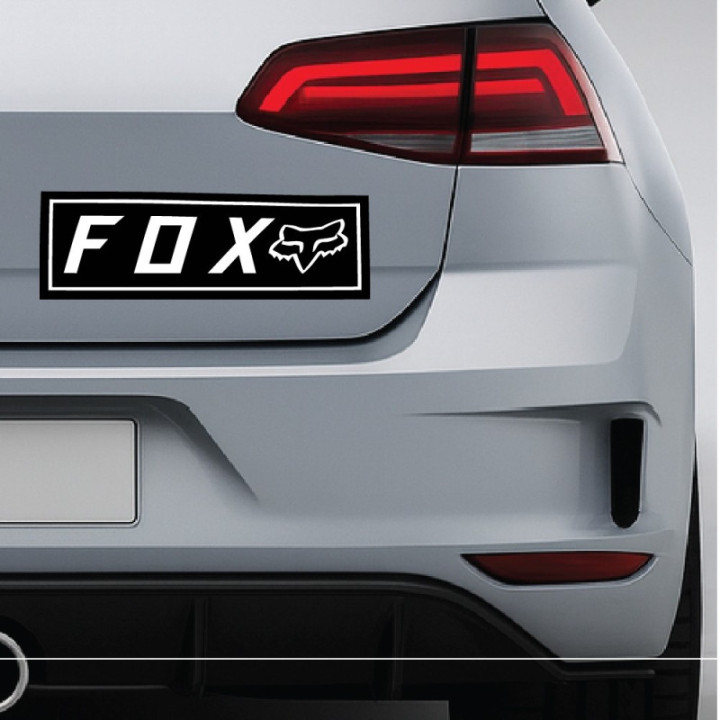 Fox Racing Style 23 Stickers – MX Motocross Off-Road Decals (2-Pack)