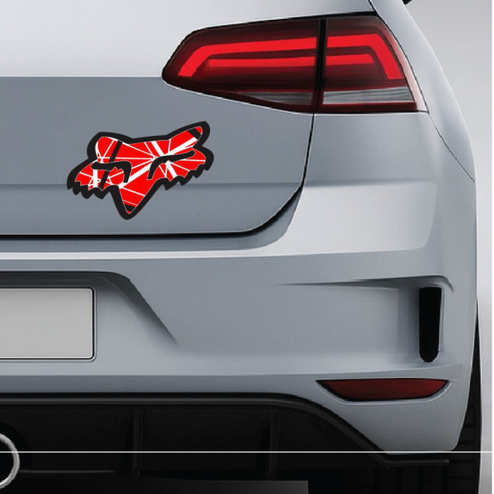 2x Fox Racing Style 26 Stickers Decals - DecalsHouse