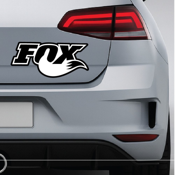 2x Fox Racing Style 4 Stickers Decals - DecalsHouse