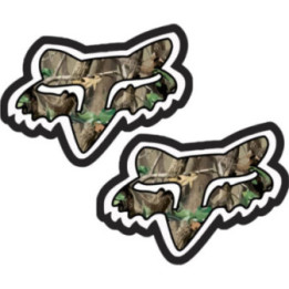 2x Fox Racing Style 5 Stickers Decals - DecalsHouse