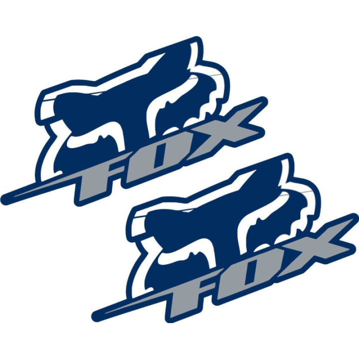 2x Fox Racing Style 7 Stickers Decals - DecalsHouse