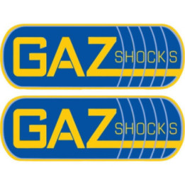 GAZ Shocks Stickers – Motorsport Suspension Decals (2-Pack)