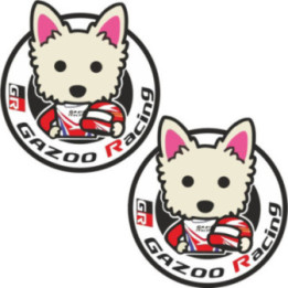 GR Gazoo Racing Stickers – Toyota GR Yaris GR Supra Decals (2-Pack)