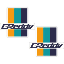 2x Greddy Style 4 Stickers Decals - DecalsHouse