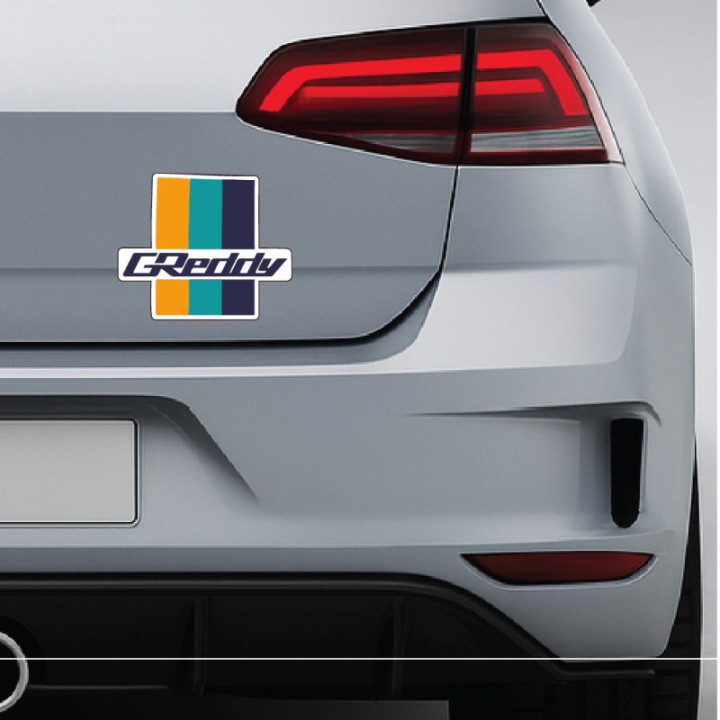2x Greddy Style 4 Stickers Decals - DecalsHouse