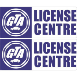 2x Gta License Centre Stickers Decals - DecalsHouse