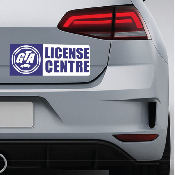 2x Gta License Centre Stickers Decals - DecalsHouse