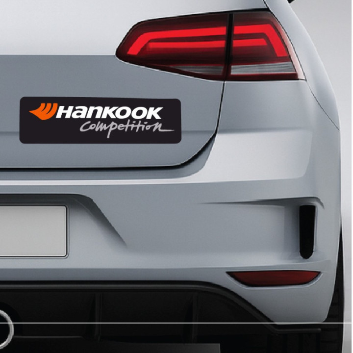 2x Hankook Competition Stickers Decals - DecalsHouse