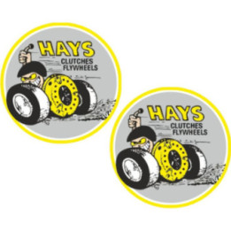 2x Hays Clutches Stickers Decals - DecalsHouse