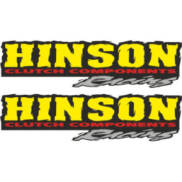 Hinson Clutch Components Stickers – MX Motocross Racing Decals (2-Pack)