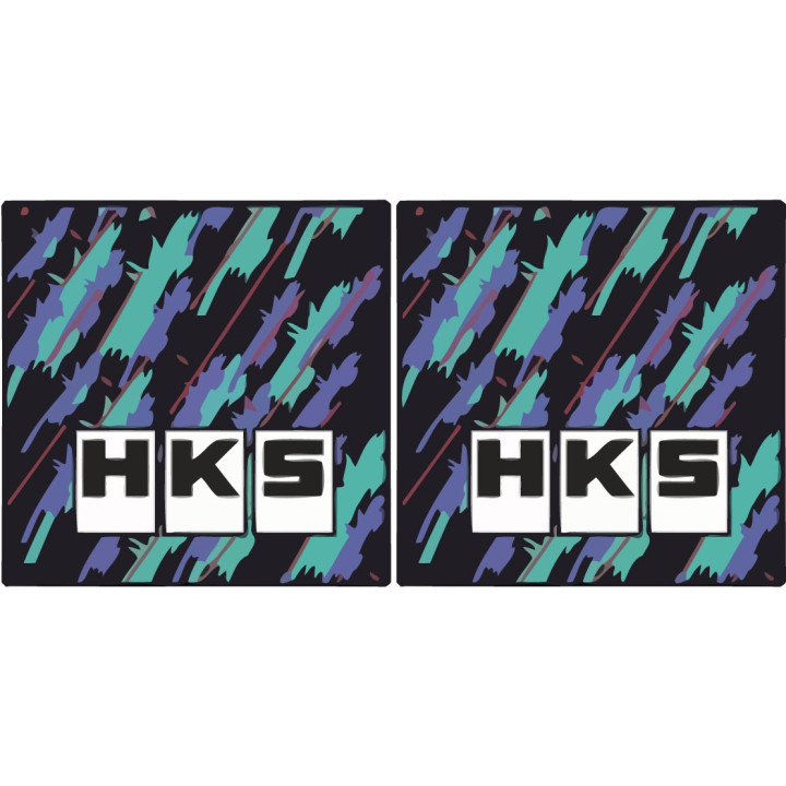 2x Hks Style 2 Stickers Decals - DecalsHouse